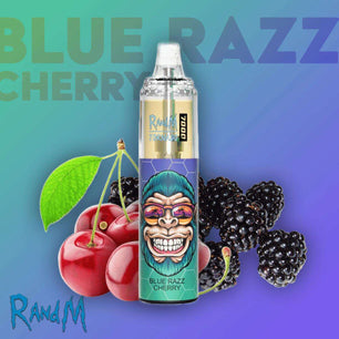 R&M 7000 Puffs Blue Razz Cherry - Vape 7 Store