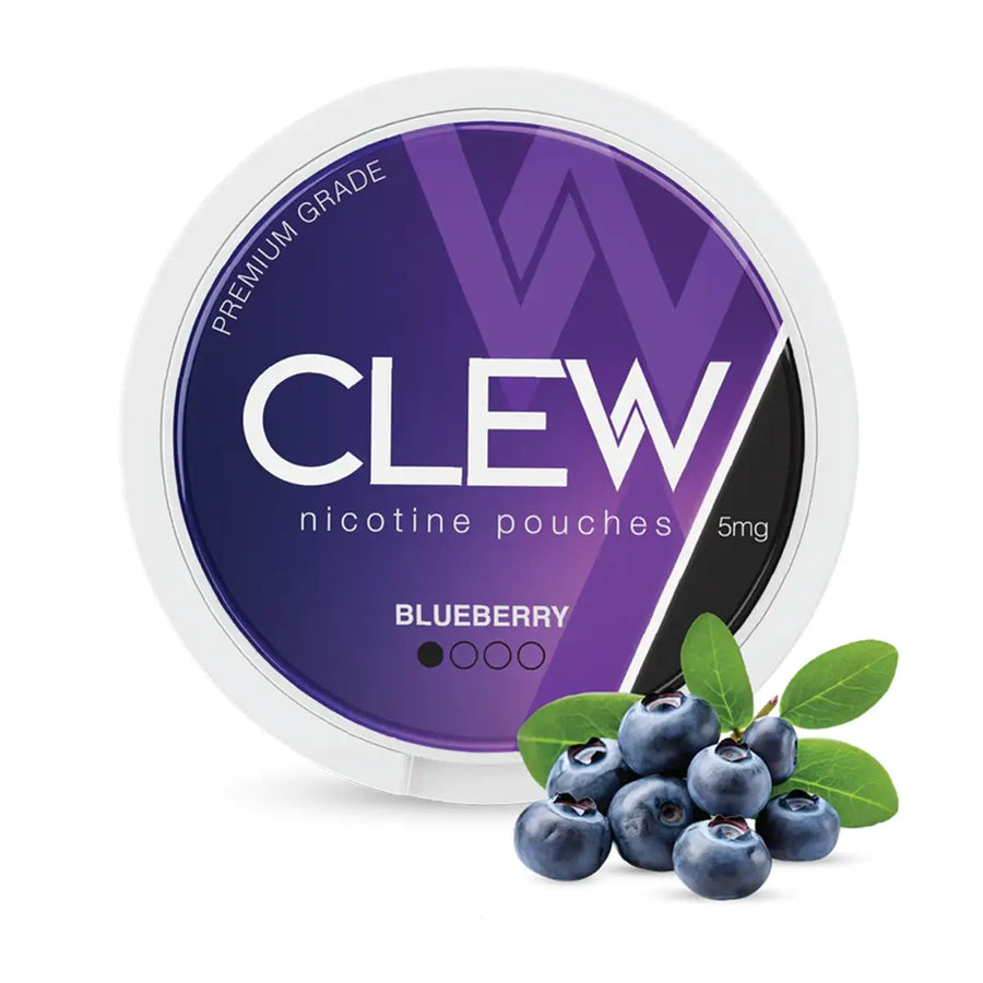 Clew Nicotine Pouches Blueberry nicotine pouches