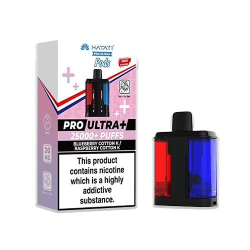 Hayati 25K Refill Pod Blueberry Raspberry Cotton K dual candy replacement pod
