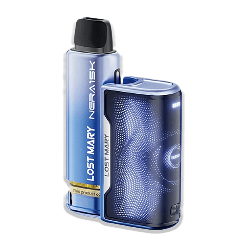 Lost Mary 30000 Puffs Blueberry Edition rechargeable kit with dark blue berry design