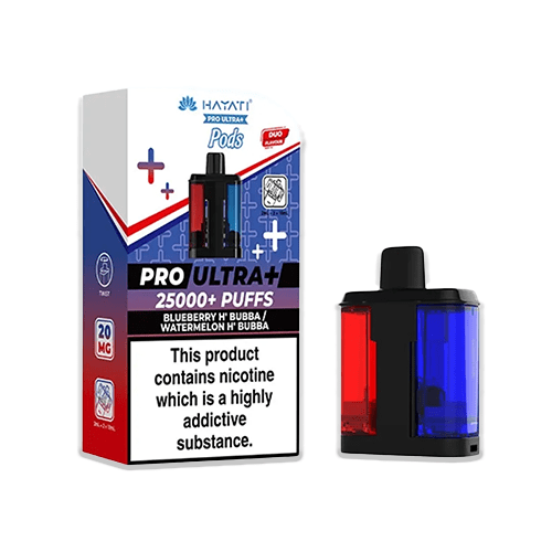 Hayati 25K Refill Pod Blueberry Watermelon H'Bubba dual bubblegum replacement pod