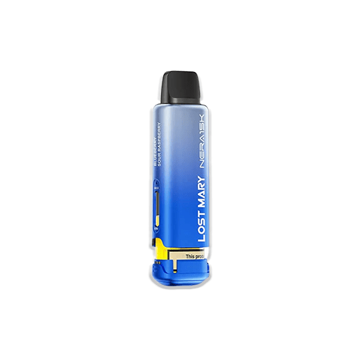 Lost Mary NERA 15K Blueberry Raspberry Gami refill pod with blue and red candy design