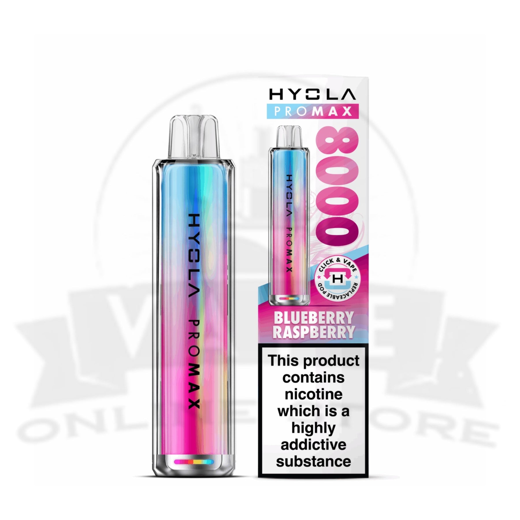 Hyola Pro Max 8000 Blueberry Raspberry UK