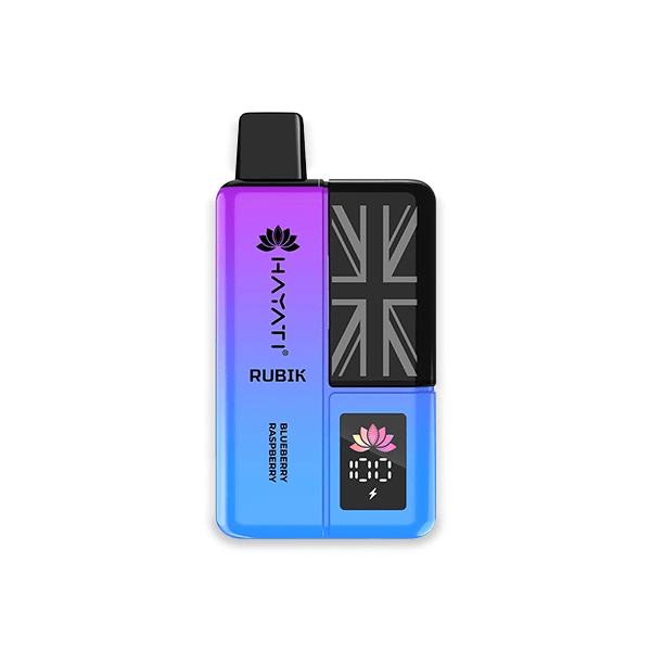 Hayati Rubik 7000 Puffs Blueberry Raspberry compact natural dual berry pod kit