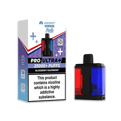 Hayati 25K Refill Pod Blueberry Raspberry replacement pod with dual berry design