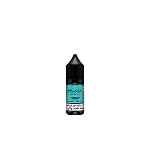 Elux Nic Salt Blueberry Sour Raspberry BSR 10ml 20mg UK's #1 flavour e-liquid