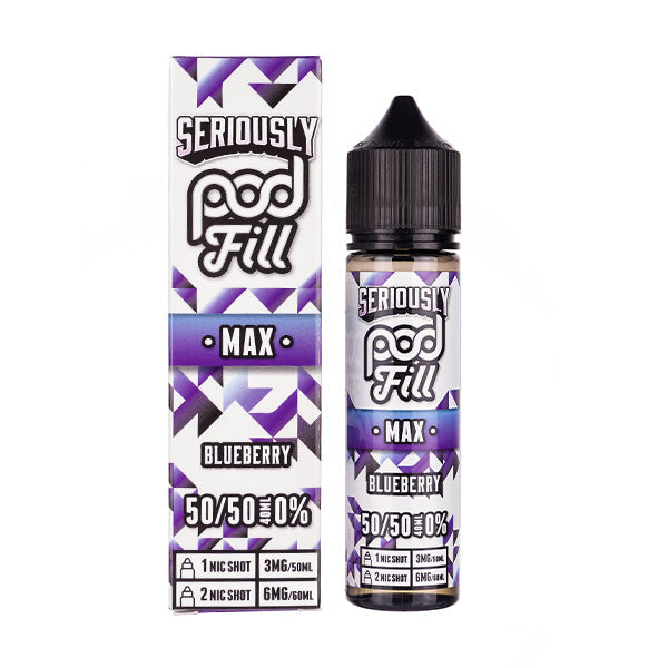 Seriously 50ml Shortfill Blueberry Max shortfill e-liquid