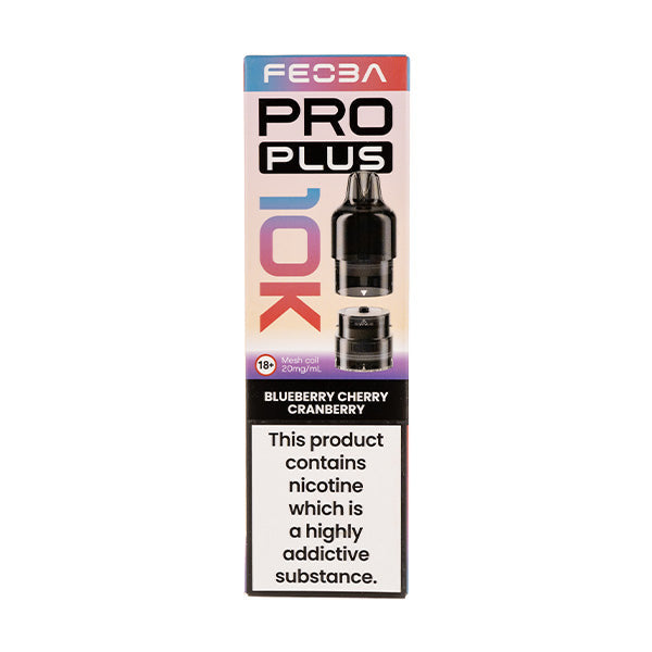 Feoba Pro Plus 10K Blueberry Cherry Cranberry prefilled pod vape kit