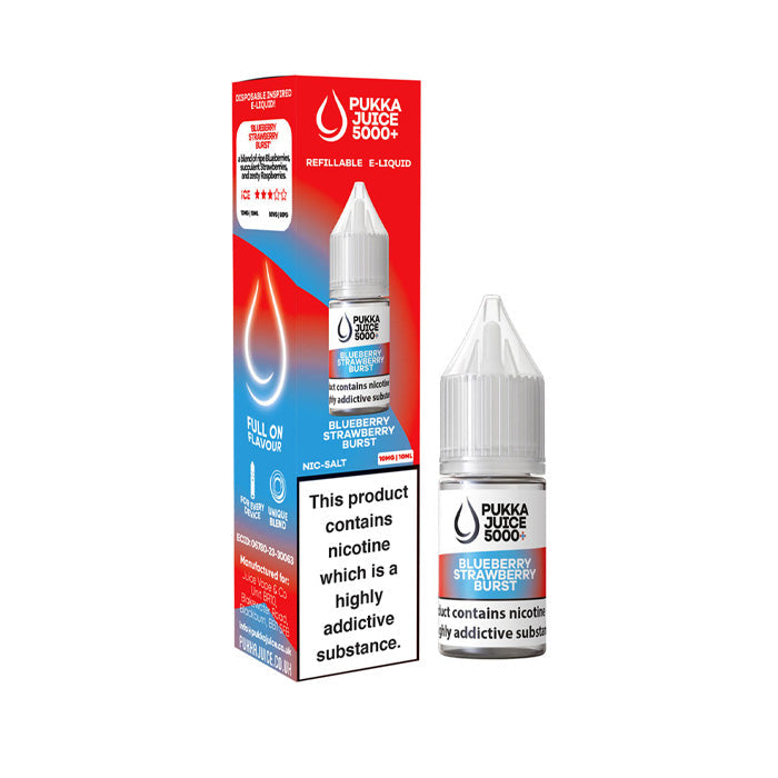Pukka Juice 5000 Blueberry Strawberry Burst nic salt e-liquid