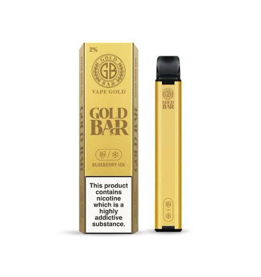 Gold Bar Blueberry Ice 600 Puffs - Vape 7 Store