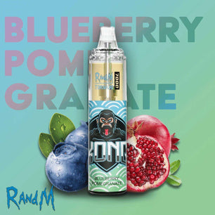 R&M 7000 Puffs Blueberry Pomegranate - Vape 7 Store