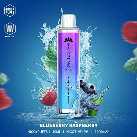 Hayati pro max Blueberry Raspberry 4000 Puffs - Vape 7 Store