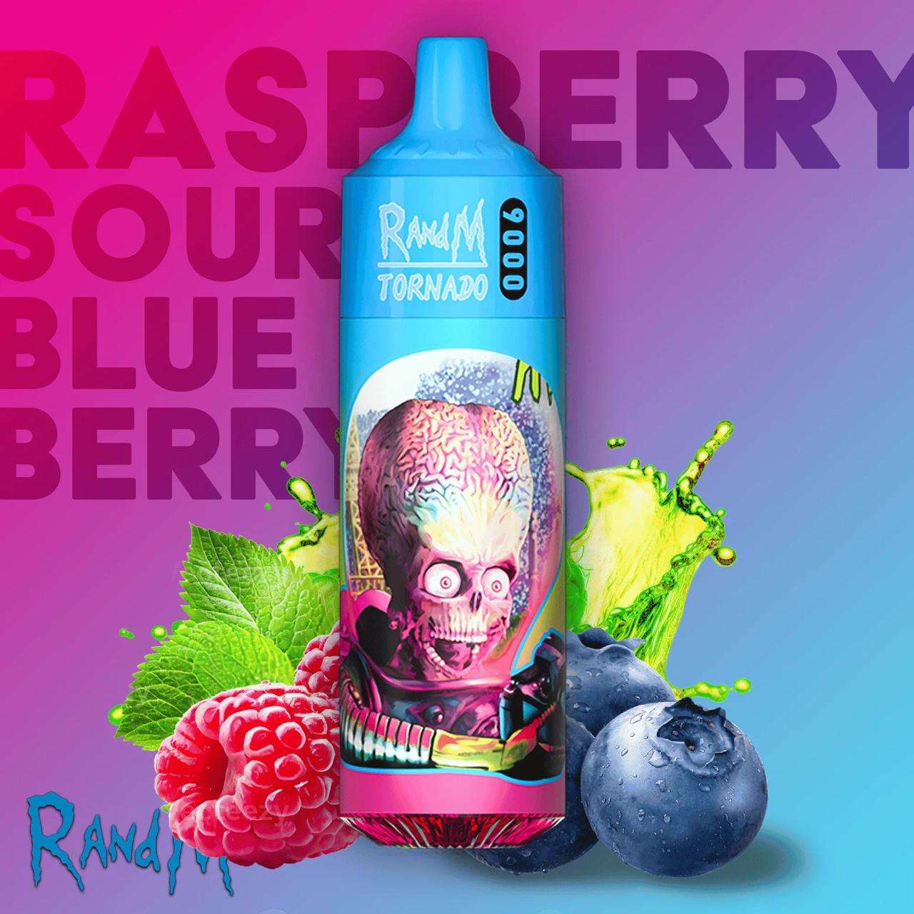 R&M 9000 Puffs Blueberry Sour Raspberry - Vape 7 Store