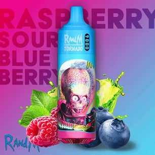 R&M 9000 Puffs Blueberry Sour Raspberry - Vape 7 Store