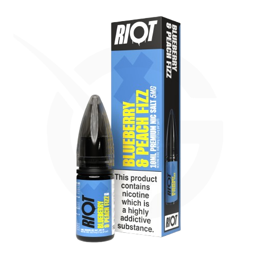 Riot Squad Nic Salt Blueberry Peach Fizz UK