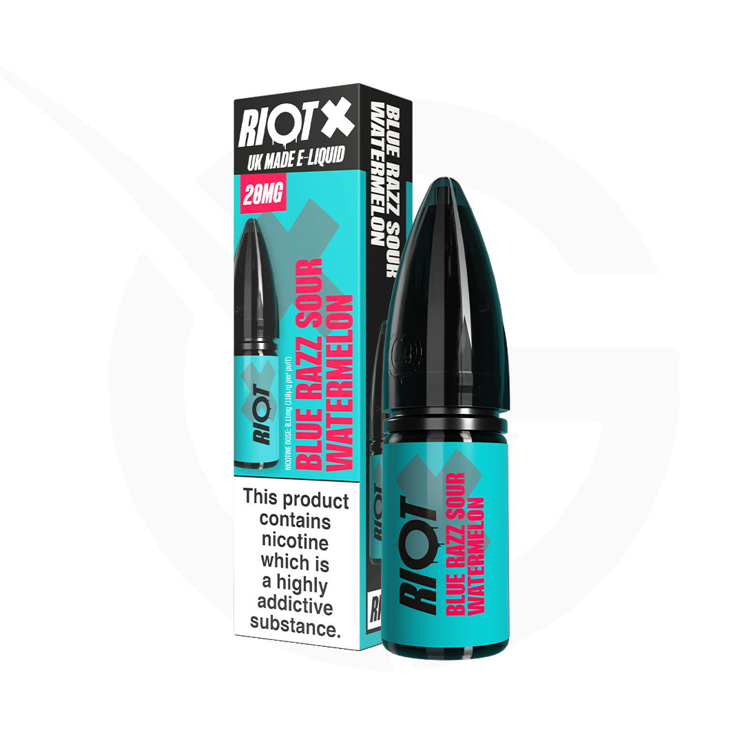 Riot Squad Nic Salt Blue Razz Sour Watermelon UK