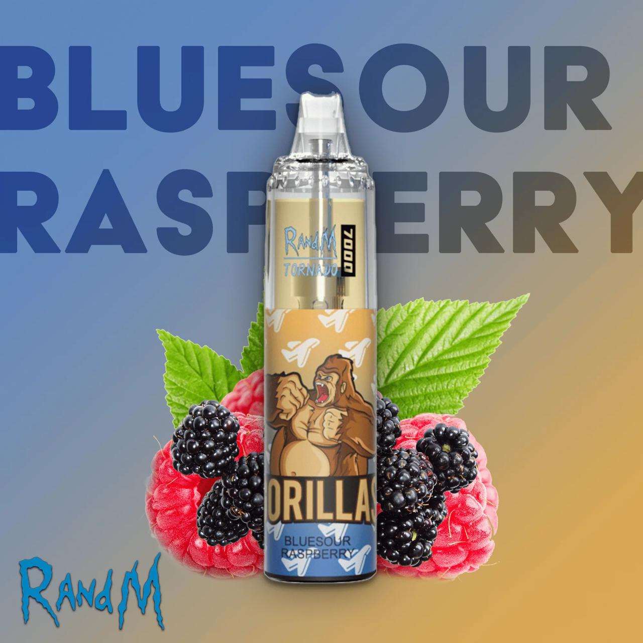 R&M Tornado Bluesour Raspberry 7000 Puffs - Vape 7 Store