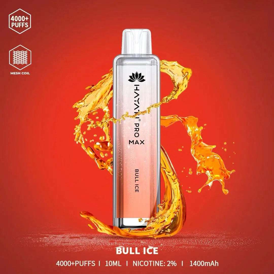 Hayati pro max Bull Ice 4000 Puffs - Vape 7 Store