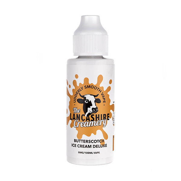 Lancashire Creamery 100ml Shortfill Butterscotch Ice Cream shortfill e-liquid