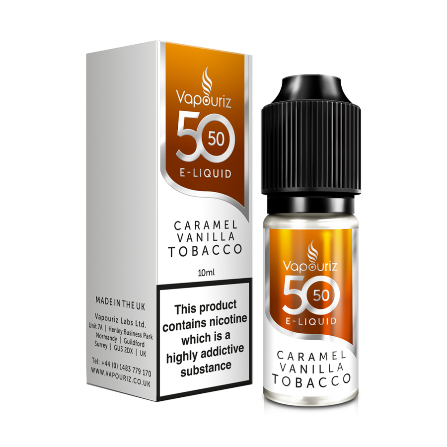Vapouriz Nic Salt Caramel Vanilla Tobacco nic salt e-liquid