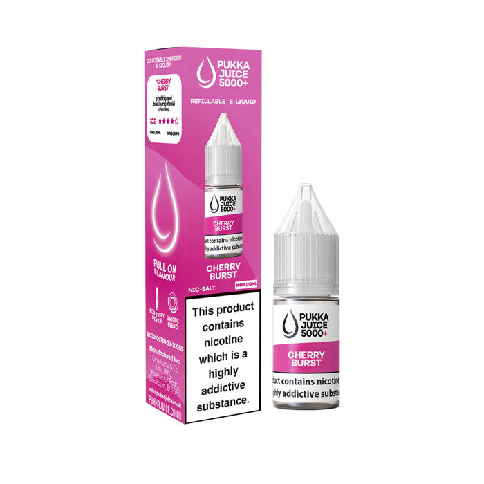 Pukka Juice 5000 Cherry Burst nic salt e-liquid