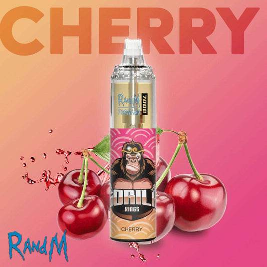 R&M Tornado Cherry 7000 Puffs - Vape 7 Store