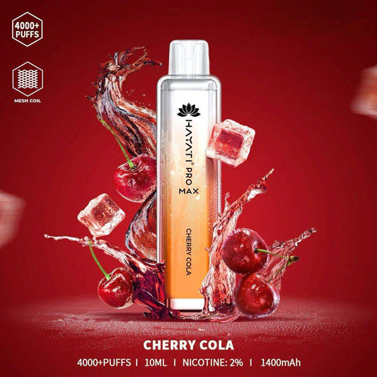 Hayati pro max Cherry Cola 4000 Puffs - Vape 7 Store