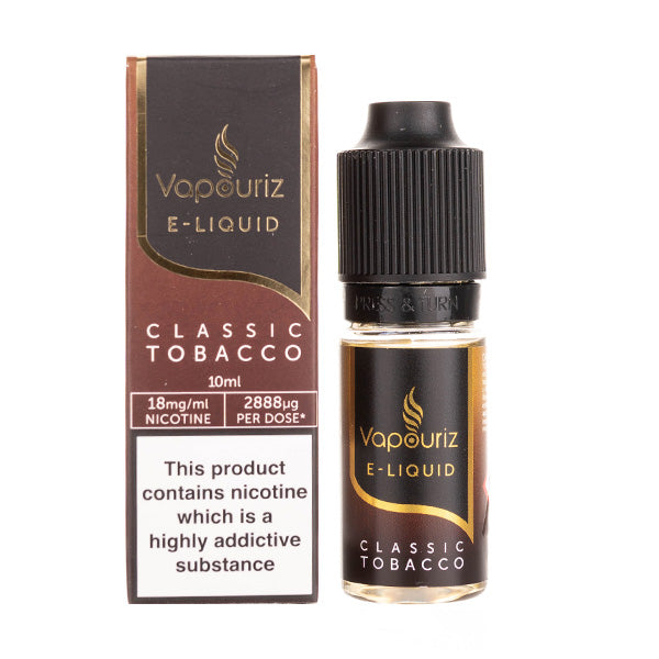 Vapouriz Nic Salt Classic Tobacco Premium nic salt e-liquid