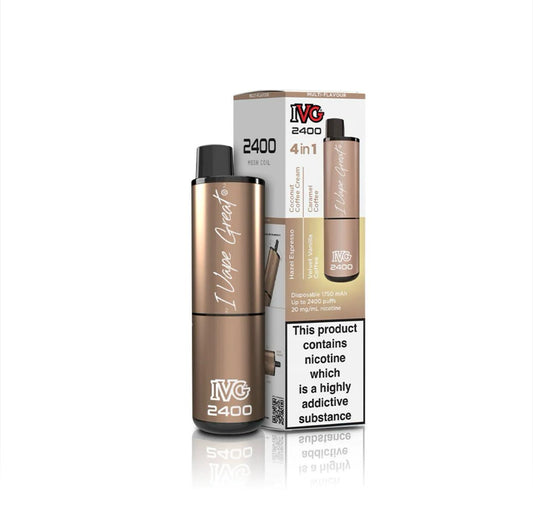 IVG 4in1 Coffee Edition (4 in 1) 2400 Puffs - Vape 7 Store