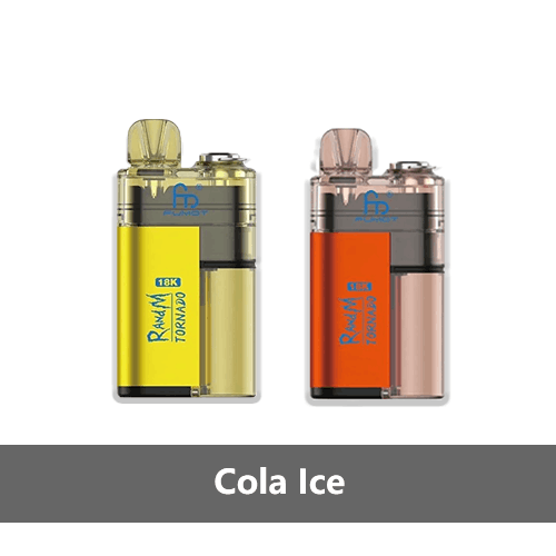 RandM Tornado 18000 Cola Ice 18K puff iced fizzy cola drink rechargeable pod kit