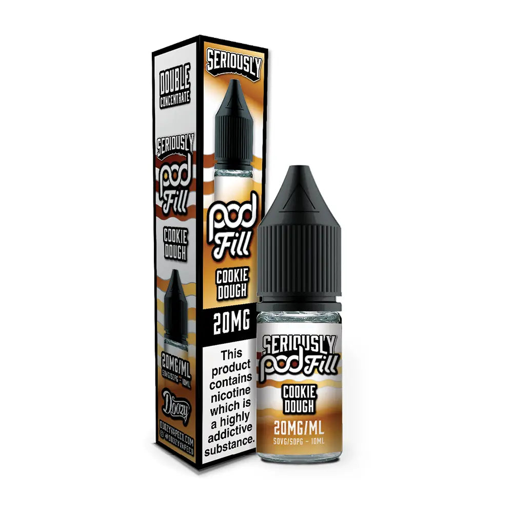 Seriously Pod Fill Cookie Dough nic salt e-liquid
