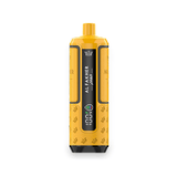 Al Fakher 30K HyperMax Cool Mango prefilled pod kit with golden mango and ice design