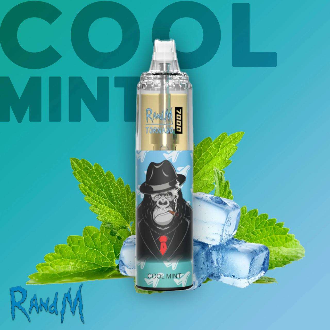 R&M Tornado Cool Mint 7000 Puffs - Vape 7 Store