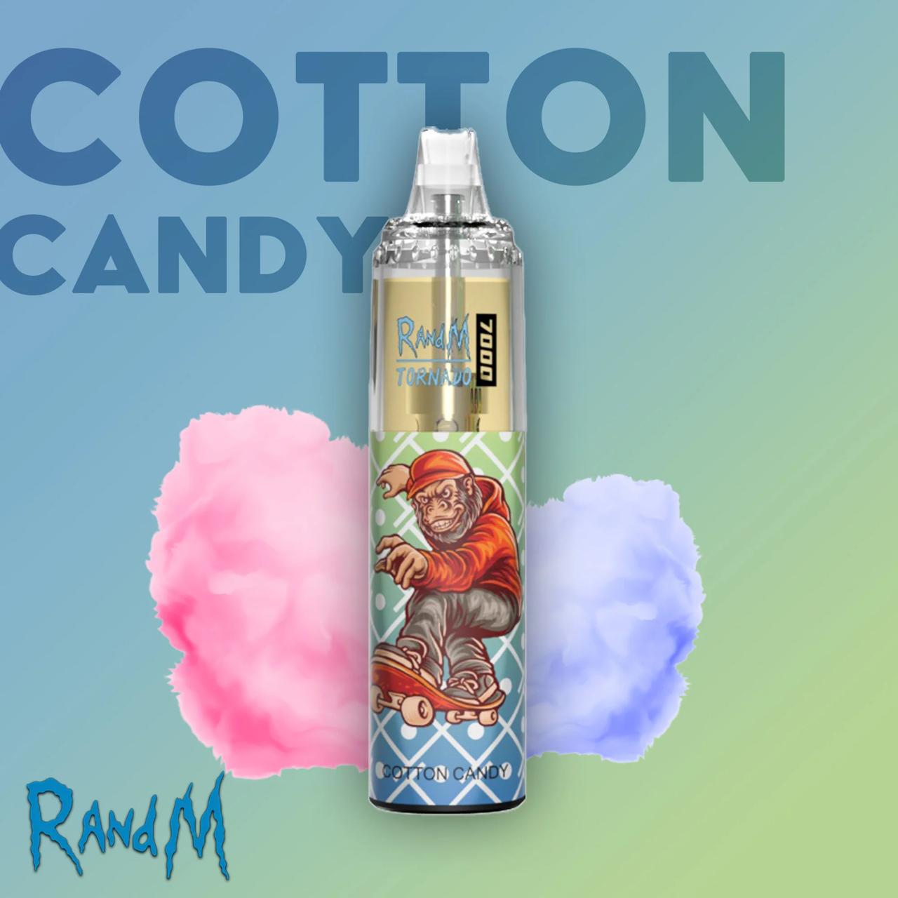 R&M Tornado Cotton Candy 7000 Puffs - Vape 7 Store