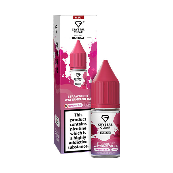 Crystal Clear Nic Salt Strawberry Watermelon Ice UK