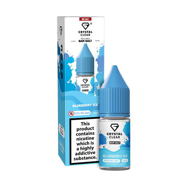 Crystal Clear Nic Salt Blueberry Ice UK