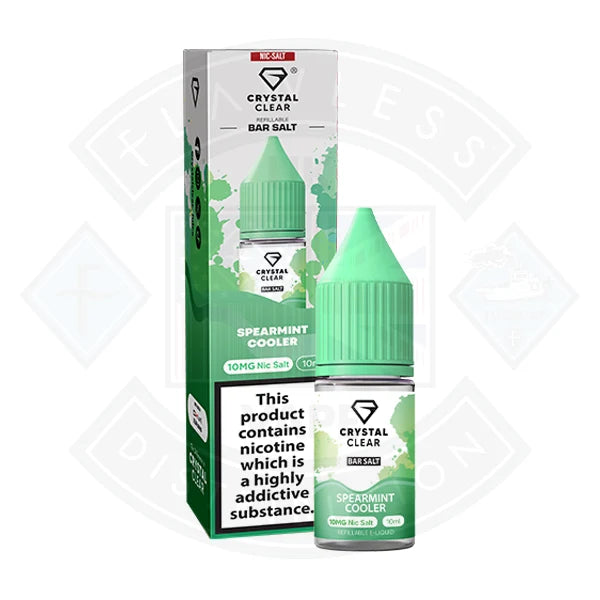 Crystal Clear Nic Salt Spearmint Cooler UK