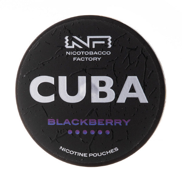 Cuba Nicotine Pouches Blackberry Black nicotine pouches