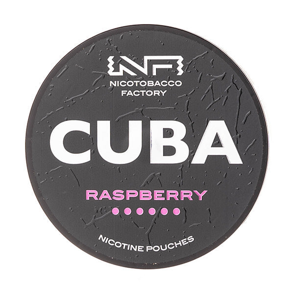 Cuba Nicotine Pouches Raspberry Black nicotine pouches