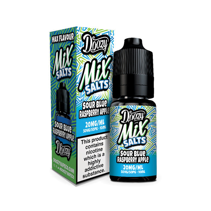 Doozy Vape Co Nic Salt Mix Sour Blue Raspberry Apple nic salt e-liquid