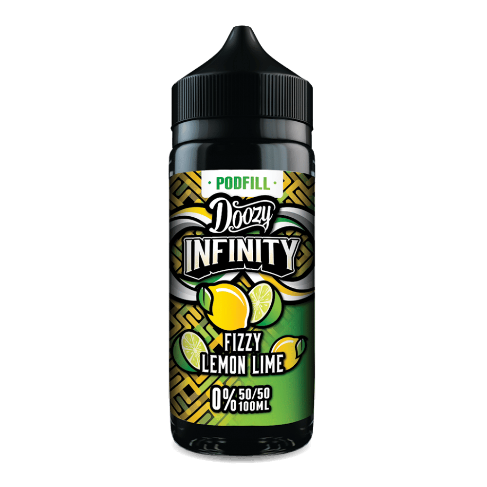 Doozy Vape Co 100ml Shortfill 50VG Fizzy Lemon Lime shortfill e-liquid