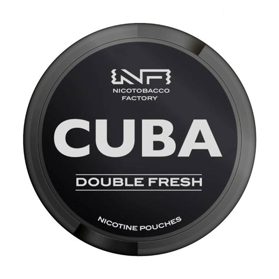 Cuba Nicotine Pouches Double Fresh Black Snus nicotine pouches