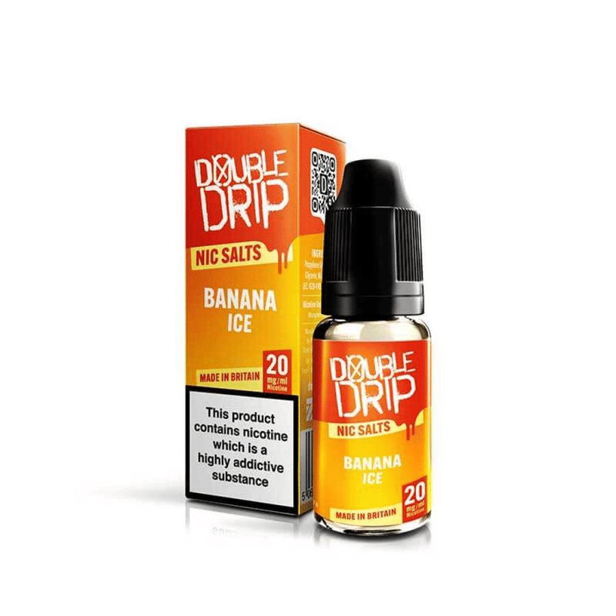Double Drip Nic Salt Banana Ice UK