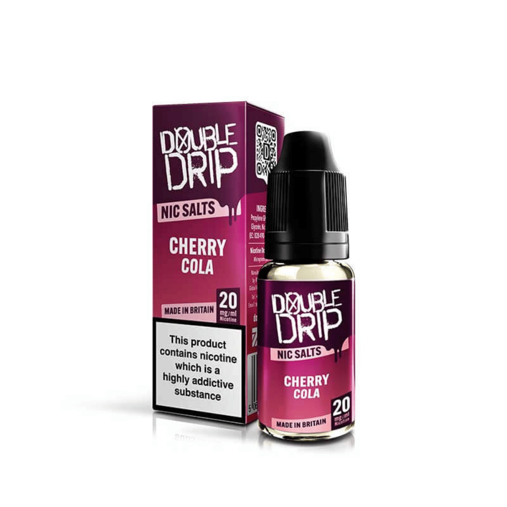 Double Drip Nic Salt Cherry Cola UK