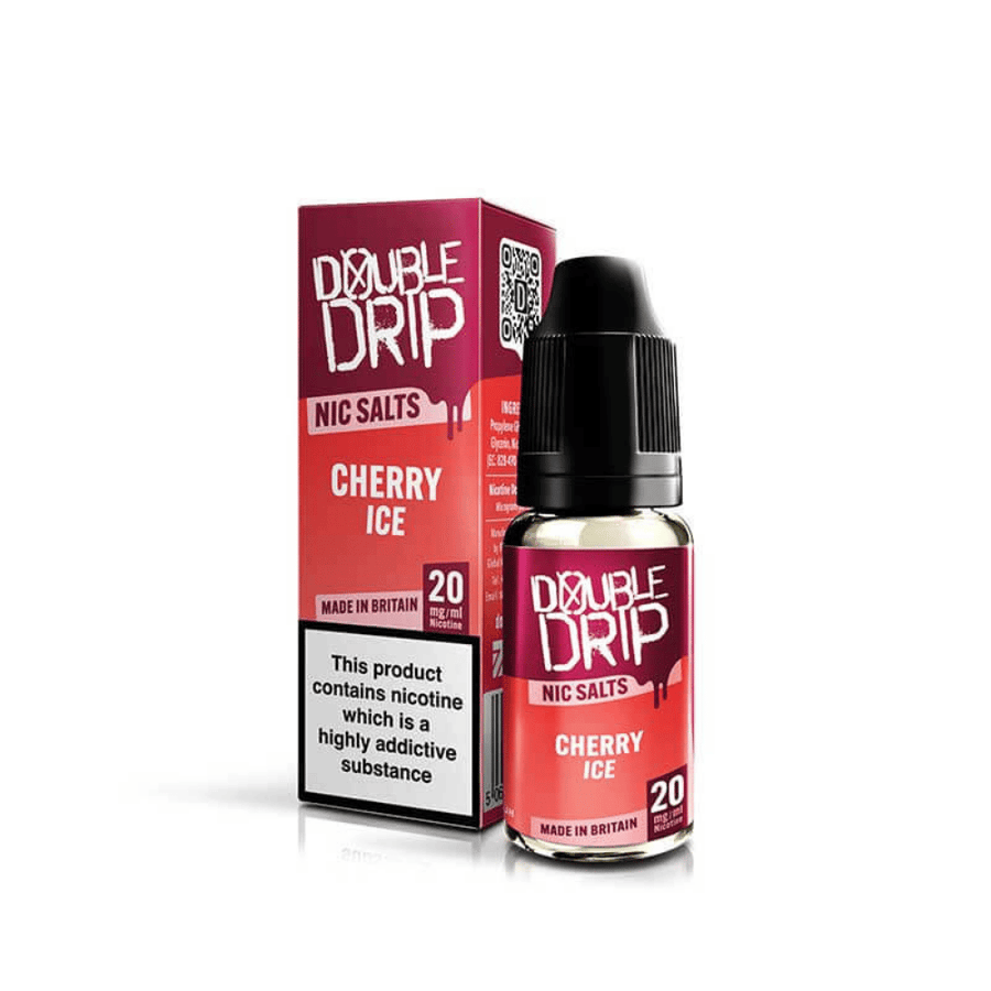 Double Drip Nic Salt Cherry Ice UK