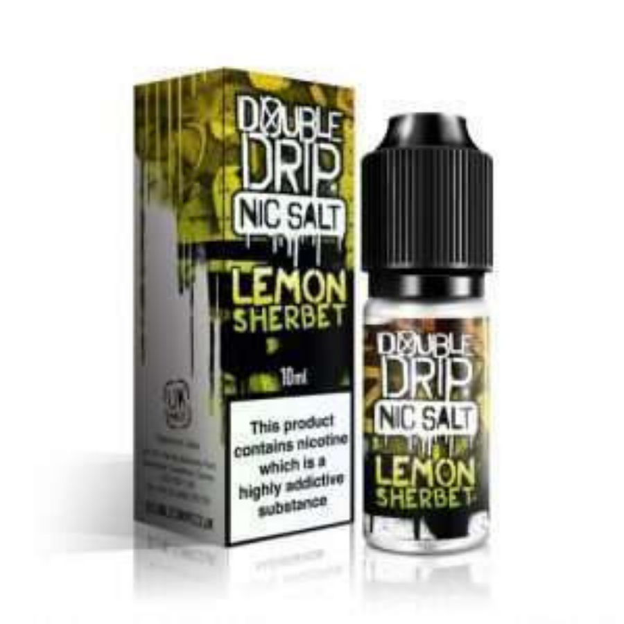 Double Drip Nic Salt Lemon Sherbet UK