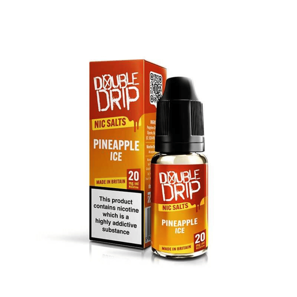 Double Drip Nic Salt Pineapple Ice UK