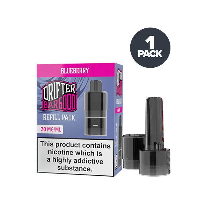 Drifter Bar 6000 Blueberry prefilled pod vape kit