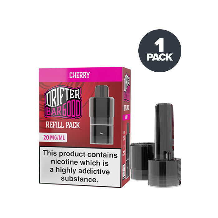 Drifter Bar 6000 Cherry prefilled pod vape kit