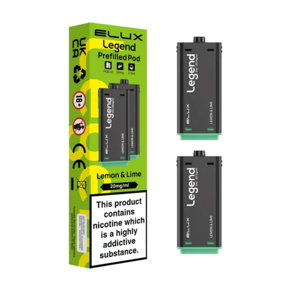 Elux Legend 1500 Lemon Lime prefilled pod vape kit